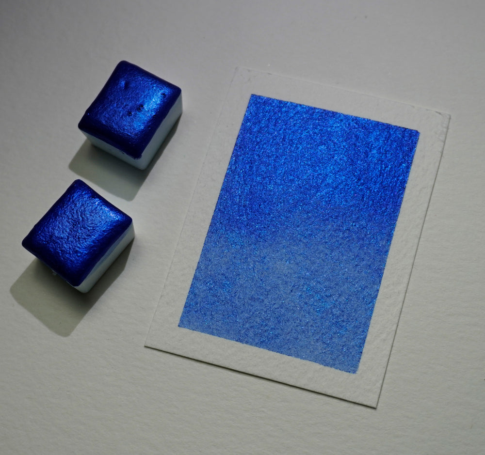 Night Blue Shimmer Watercolour