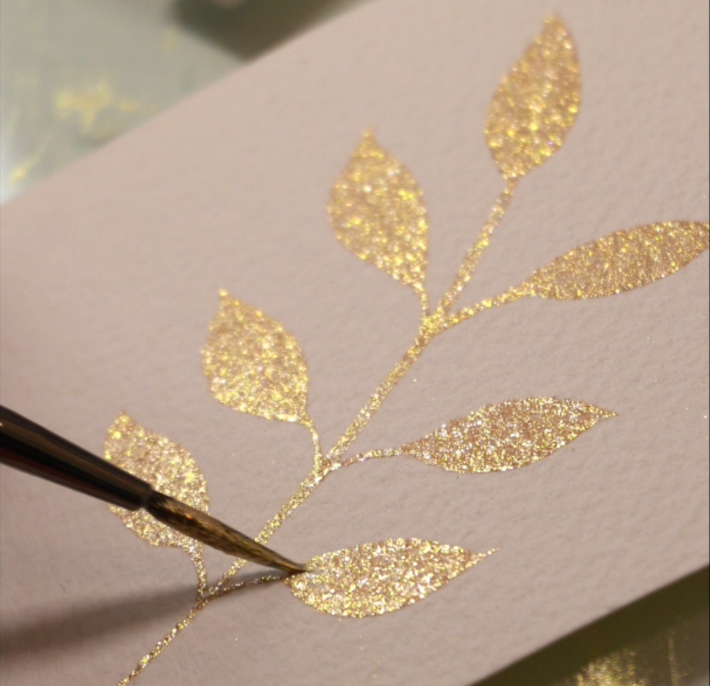 
                  
                    Sunset Glow Gold Watercolour
                  
                